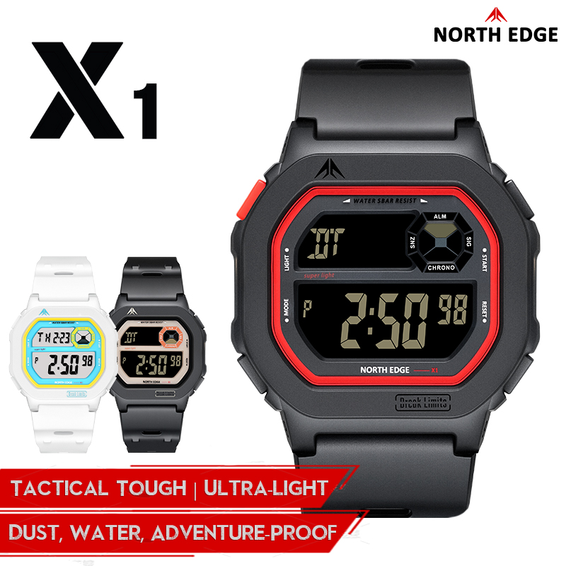 Altimeter Compass Watch - NORTH EDGE X1 Reloj Digital con