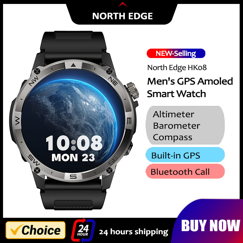 Altimeter Compass Watch - NORTH EDGE GPS reloj inteligente deportivo