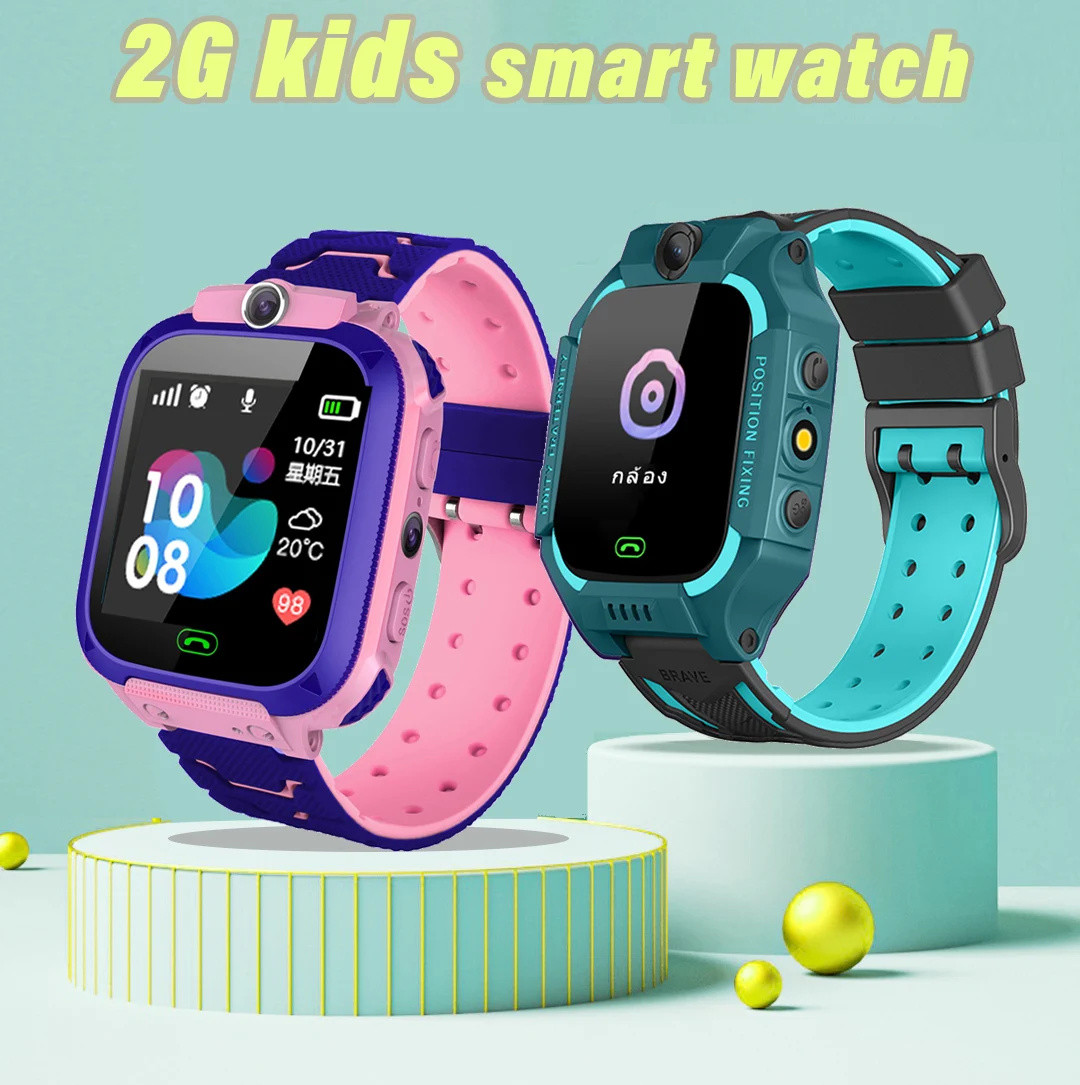 Smartwatch Digital Watches For Kid Girl - Reloj inteligente Q12 para niños, 2G,