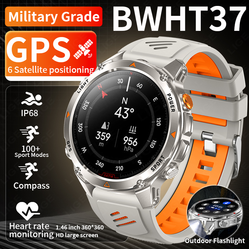 Smartwatch I Watches - LIGE-reloj inteligente con seguimiento GPS resistente