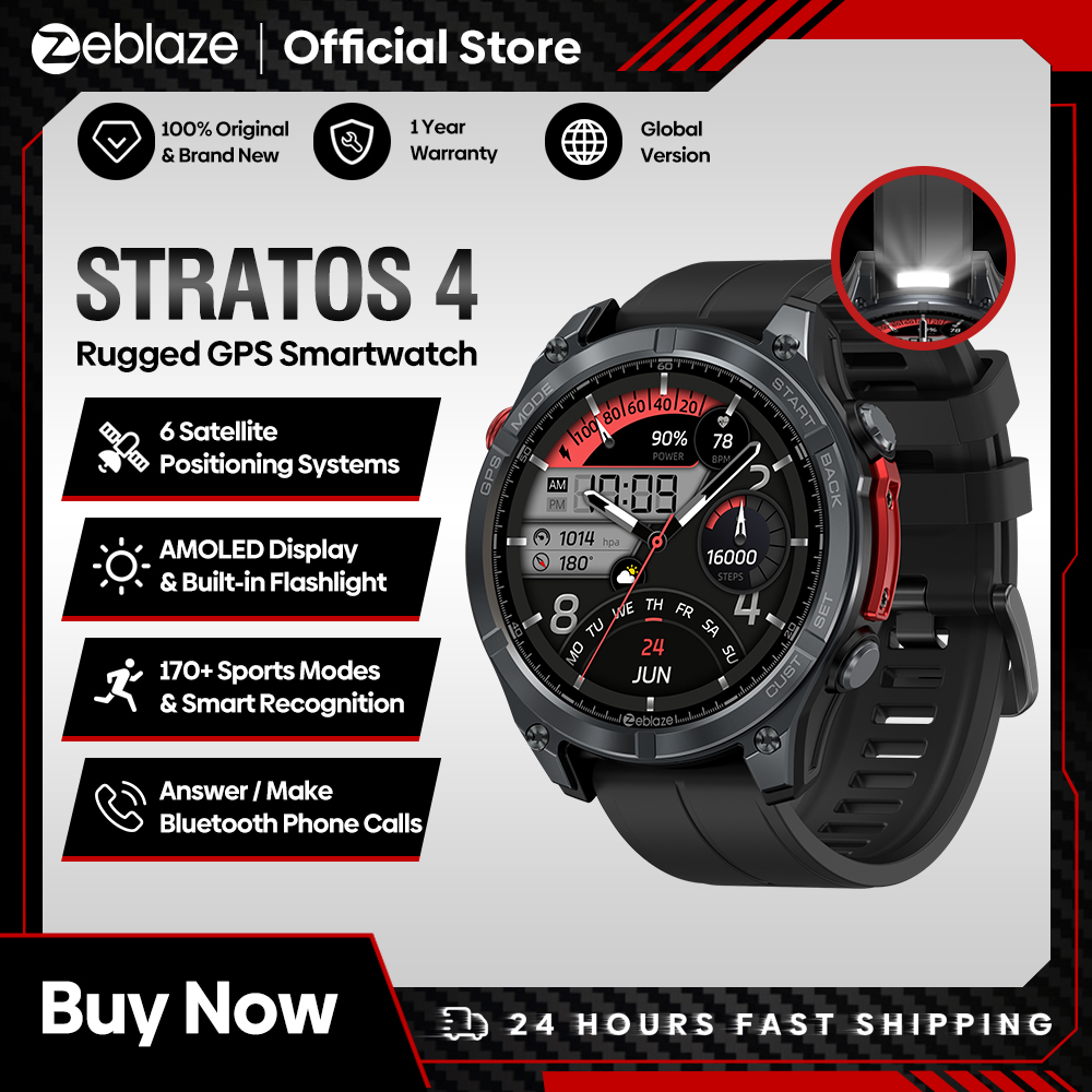 Altimeter Compass Watch - Nuevo reloj inteligente Zeblaze Stratos 4