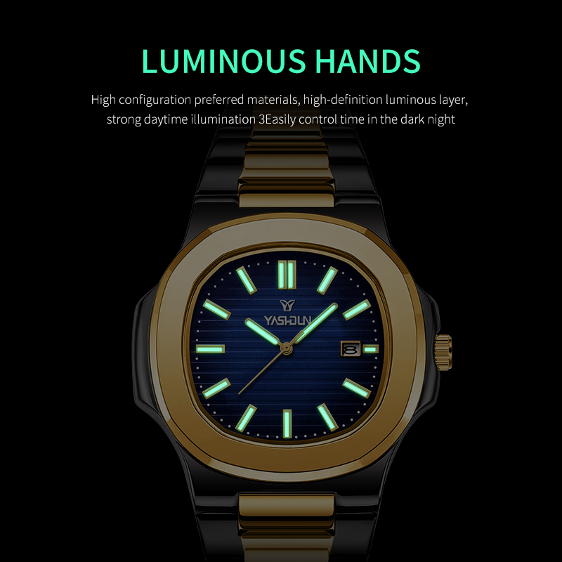Reloj de cuarzo Fashion Square - Smartwatch Square Watches For Men reseña y precio