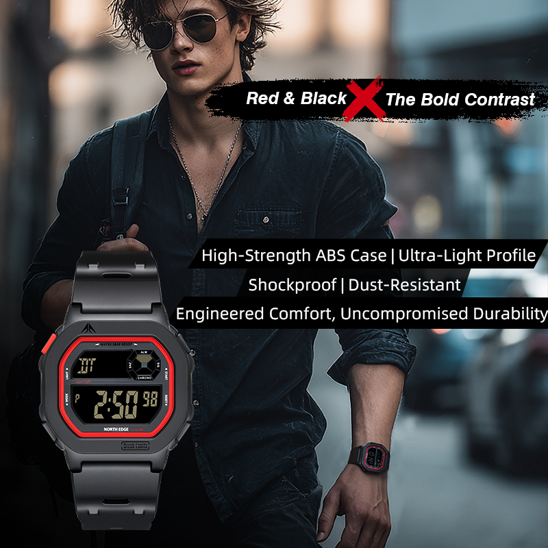 NORTH EDGE X1 Reloj Digital co - Altimeter Compass Watch reseña y precio