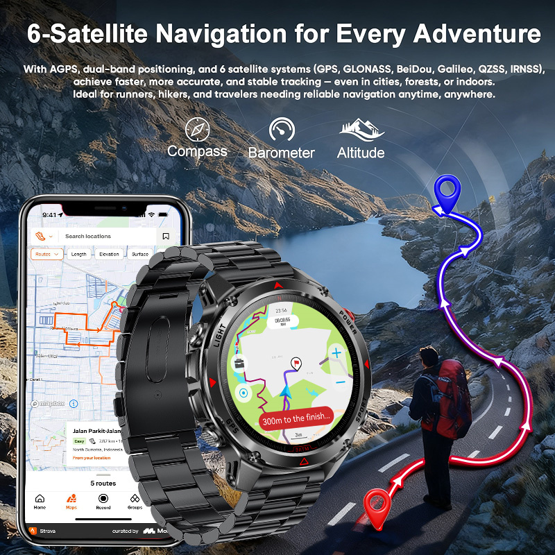 Reloj Inteligente GPS Forerunn - Altimeter Compass Watch reseña y precio