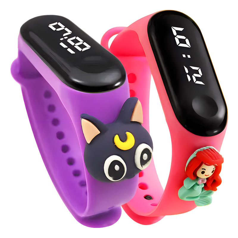 Reloj inteligente multicolor p - Smartwatch Digital Watches For Kid Girl reseña y precio