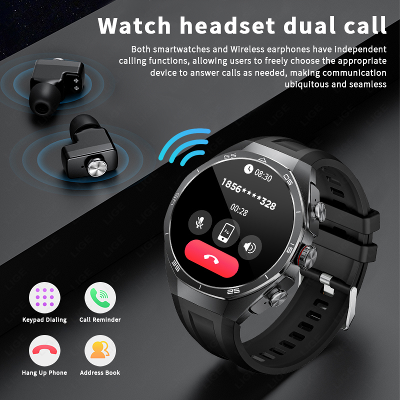 Reloj Inteligente LIGE con Aur - Smartwatch Health Watches For Men reseña y precio
