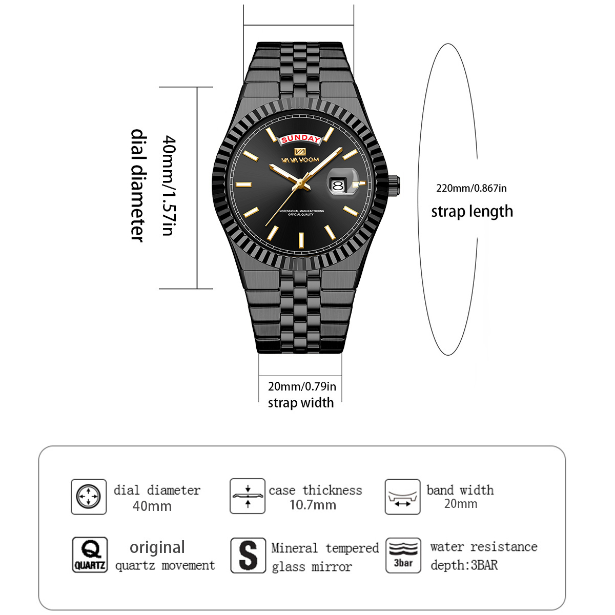 Reloj de Cuarzo para Hombre, S - Smartwatch Sports Watches For Men reseña y precio