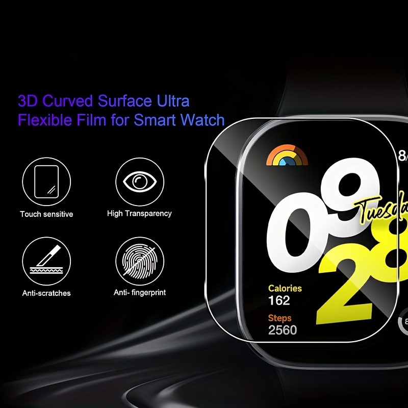 3-5 piezas de vidrio templado  - Smartwatch Redmi Watches reseña y precio
