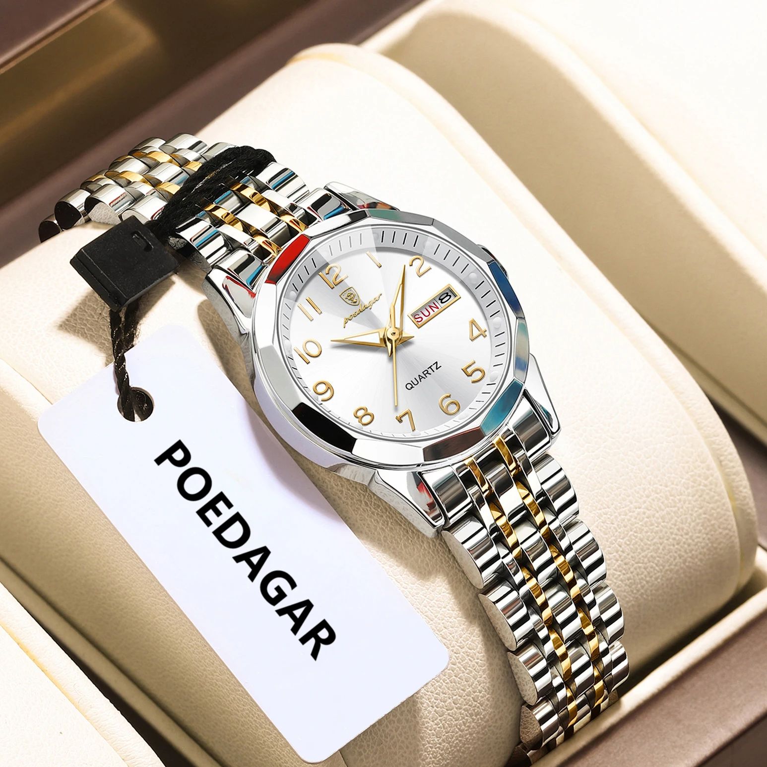 Reloj de pulsera POEDAGAR eleg - Waterproof Diving Watch reseña y precio