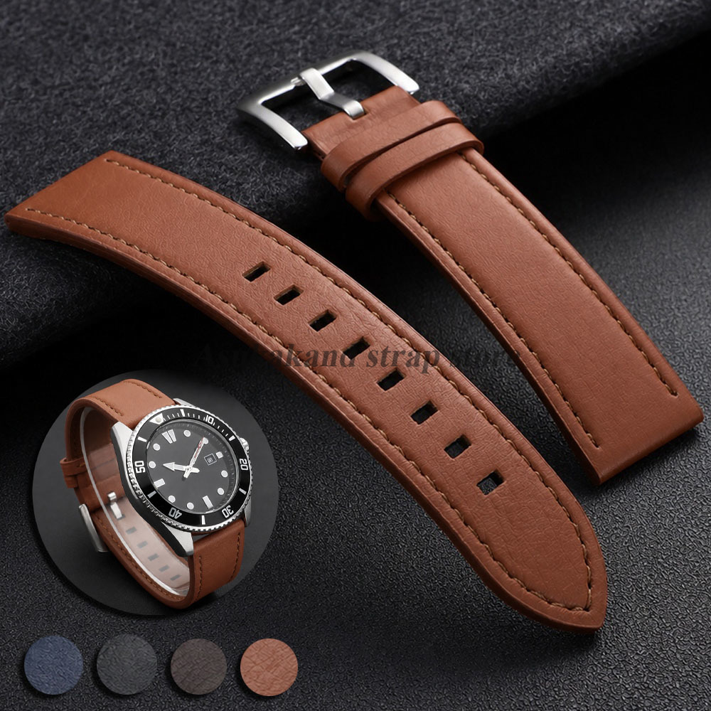 Correa de reloj de cuero con c - Omega Watches Smartwatch reseña y precio