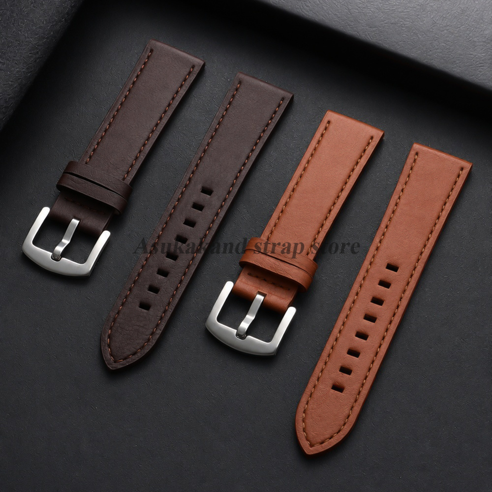Correa de reloj de cuero con c - Omega Watches Smartwatch reseña y precio