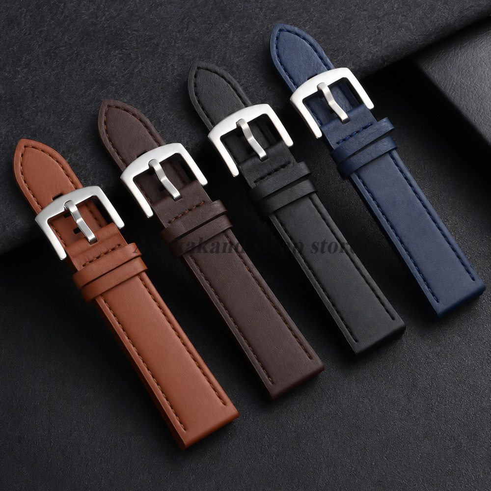Correa de reloj de cuero con c - Omega Watches Smartwatch reseña y precio