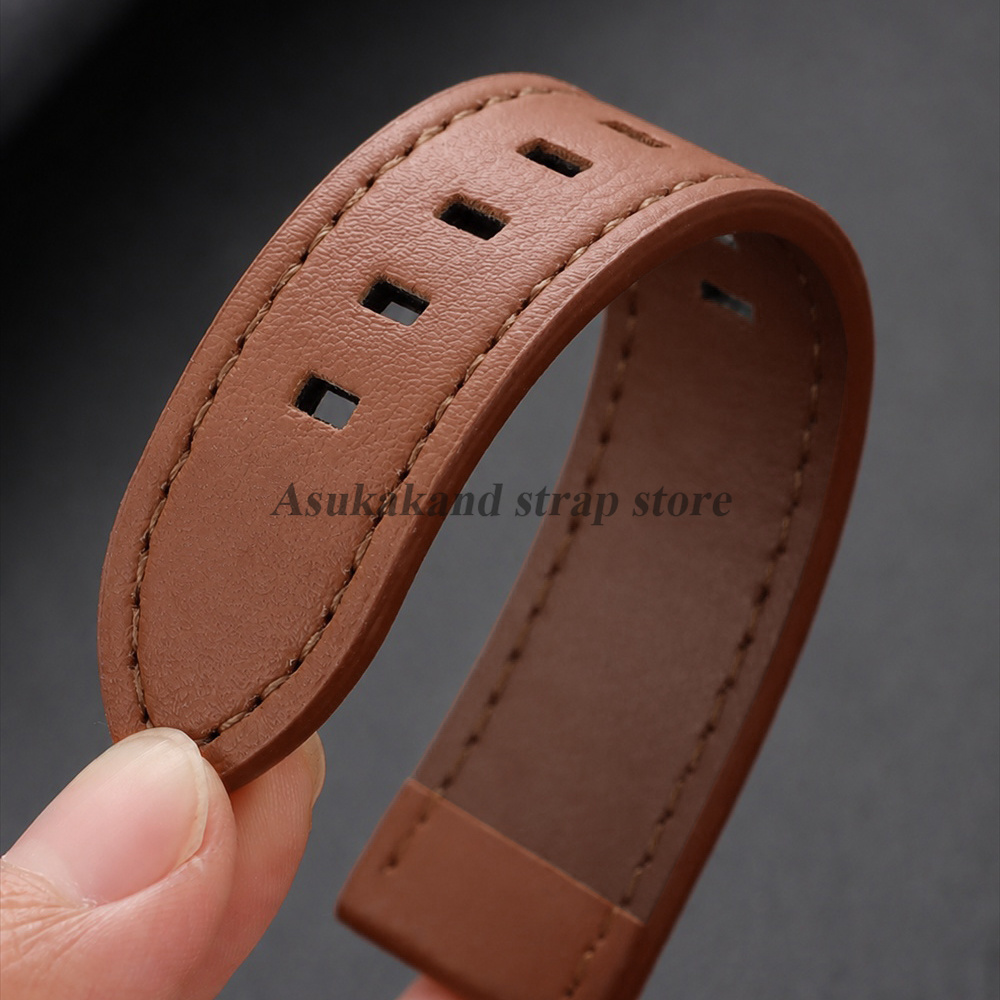 Correa de reloj de cuero con c - Omega Watches Smartwatch reseña y precio