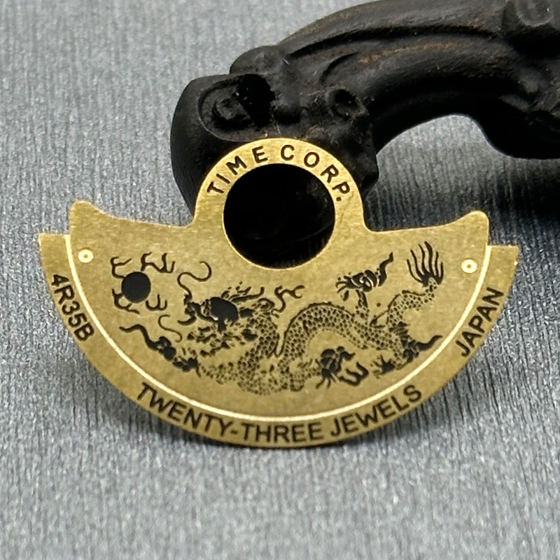 61 estilos de parches metálico - Watch Movement Rotor reseña y precio