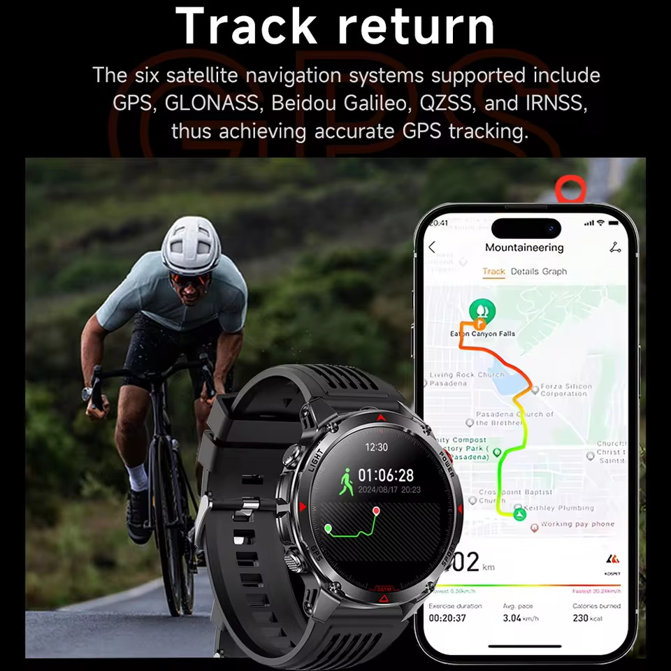 Reloj inteligente militar con  - Altimeter Compass Watch reseña y precio