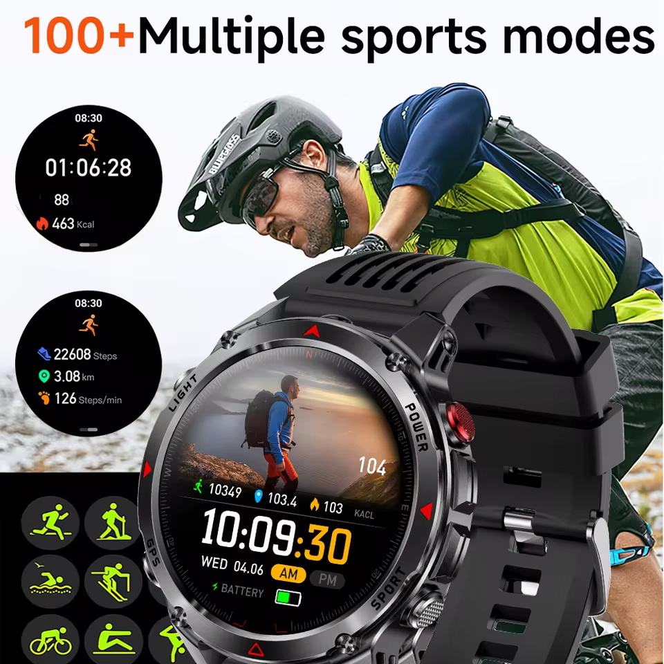 Reloj inteligente militar con  - Altimeter Compass Watch reseña y precio