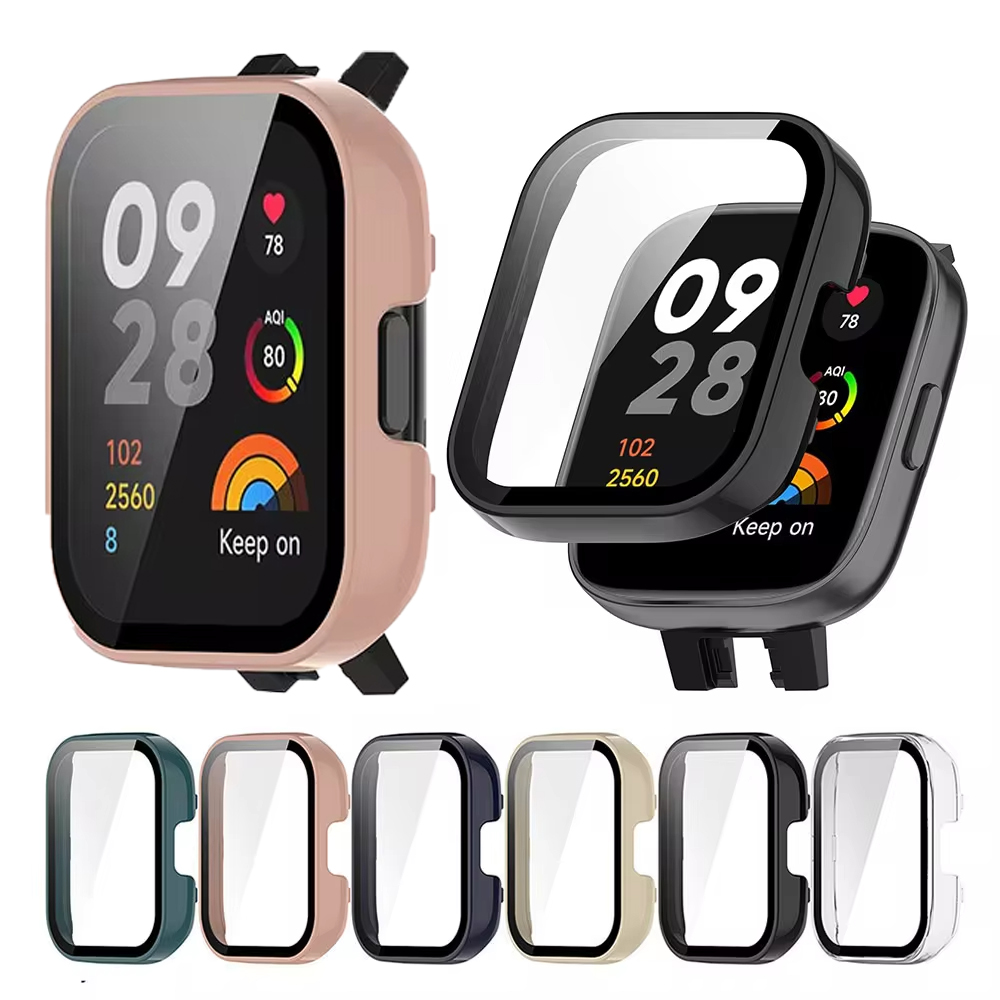 Vidrio templado y funda protec - Smartwatch Redmi Watches reseña y precio