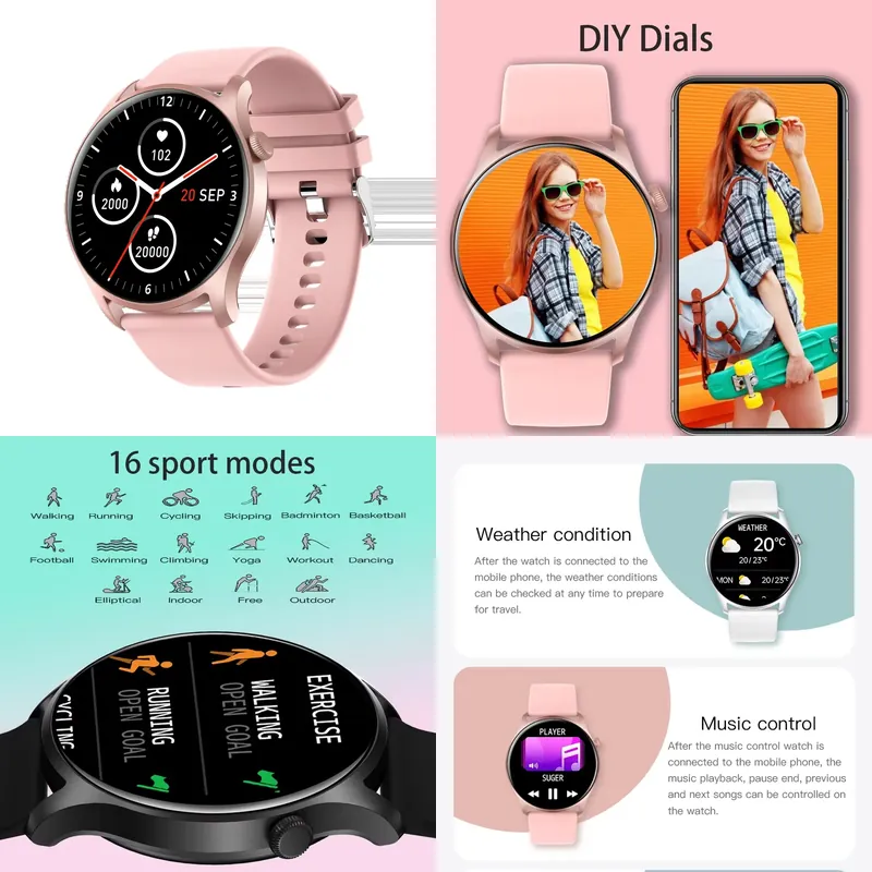 Reloj Inteligente SENBONO MAX8 - Smartwatch I Watches reseña y precio