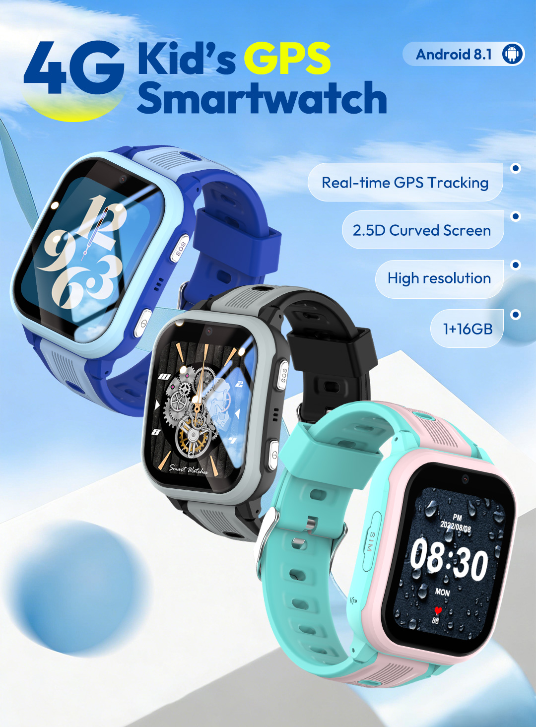 Reloj Inteligente KT41 - Reloj - Smartwatch Watches Gift For Boys With Gps reseña y precio