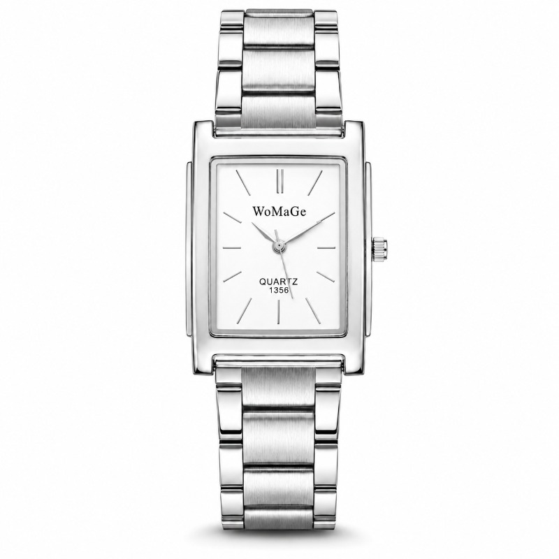 Reloj de lujo de acero inoxida - Smartwatch Square Watches For Men reseña y precio