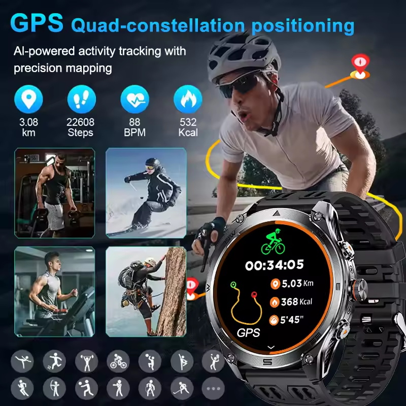 2025 nuevo reloj inteligente d - Altimeter Compass Watch reseña y precio