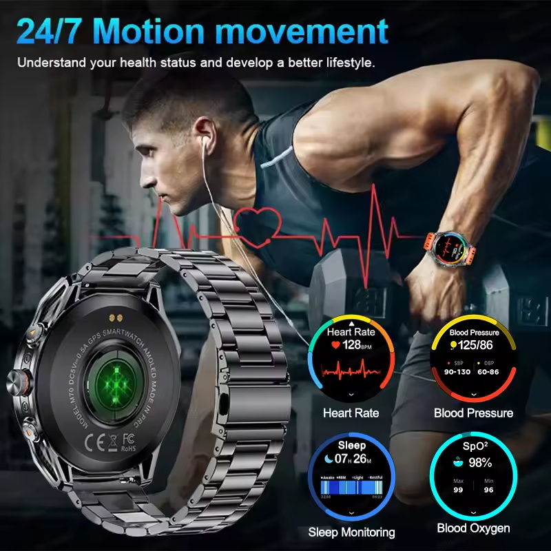 2025 nuevo reloj inteligente d - Altimeter Compass Watch reseña y precio