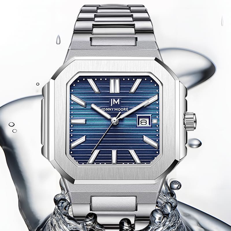 JONNY MOORE K1050 Reloj de cua - Smartwatch Square Watches For Men reseña y precio