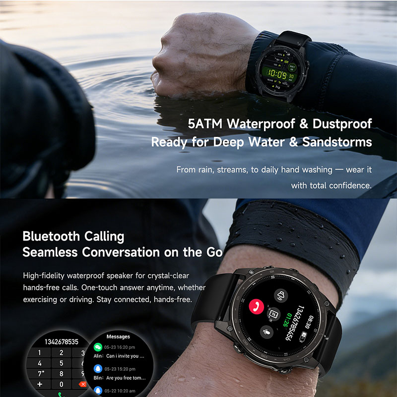 Nuevo Reloj Inteligente a Prue - Altimeter Compass Watch reseña y precio